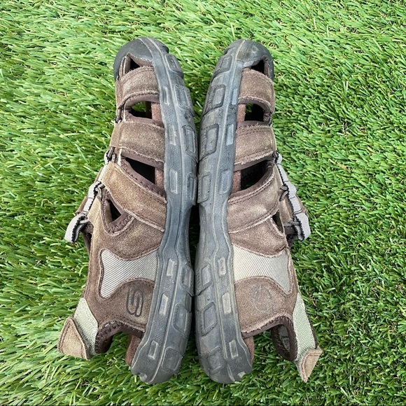 Skechers memory foam men’s strap sandals 8 - Picture 4 of 7